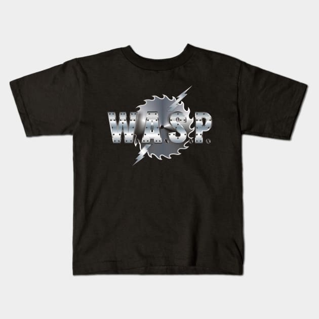 WASP Logo Kids T-Shirt by w.d.roswell